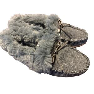 J. Crew Lodge Shoe Moccasin  – Charcoal – Size 9